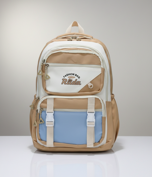 Girls Korean Fashion Large Capacity Backpack Schoolbag