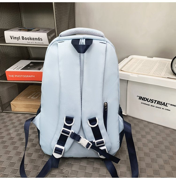 Casual Fashionable College Style School University Trendy Student Backpack Sri Lanka