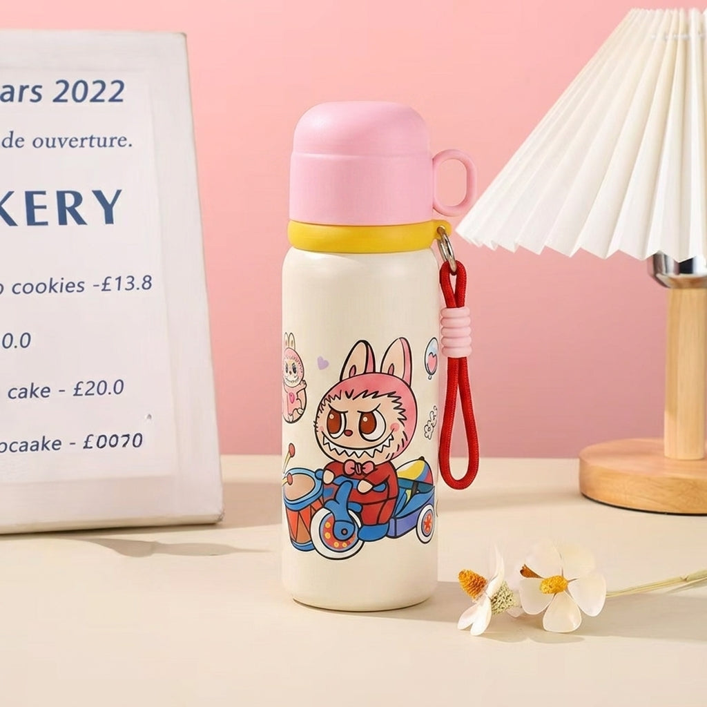 Cute 550ml Portable Labubu Stainless Steel Insulated Bottle / Vacuum Bottle Sri Lanka