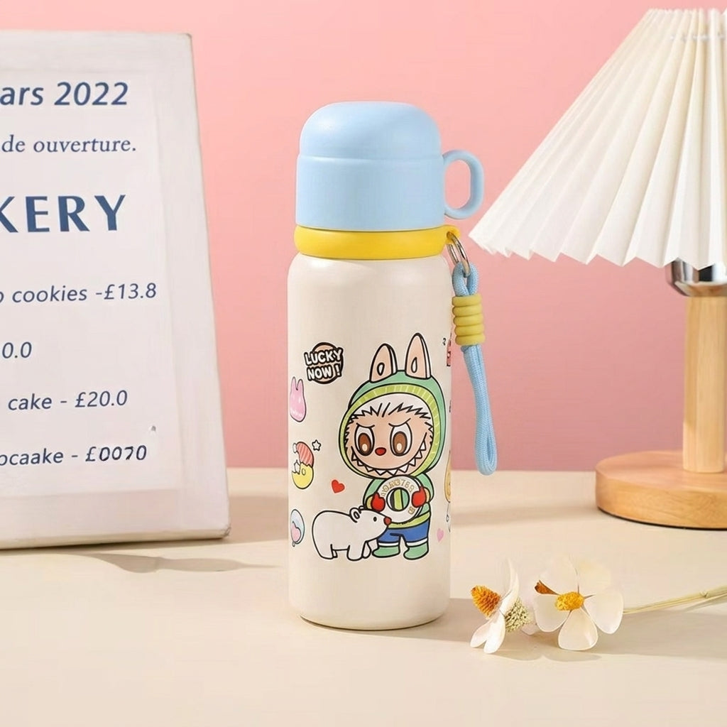 Cute 550ml Portable Labubu Stainless Steel Insulated Bottle / Vacuum Bottle Sri Lanka