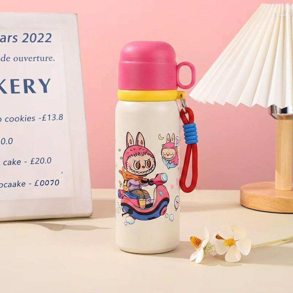 Cute 550ml Portable Labubu Stainless Steel Insulated Bottle / Vacuum Bottle Sri Lanka