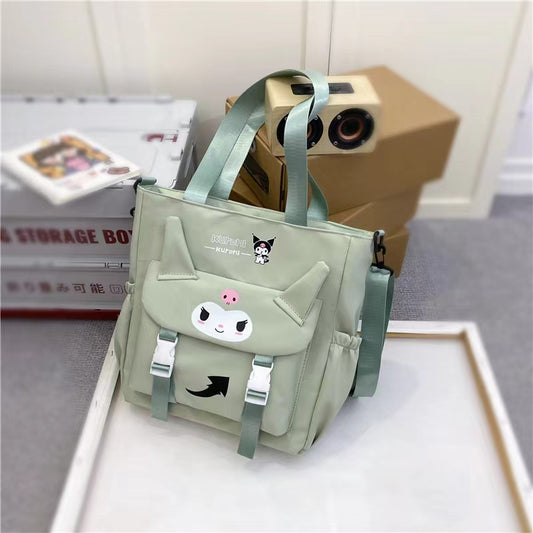 Girls Cute Korean Style Kuromi Shoulder Bag / Class Bag