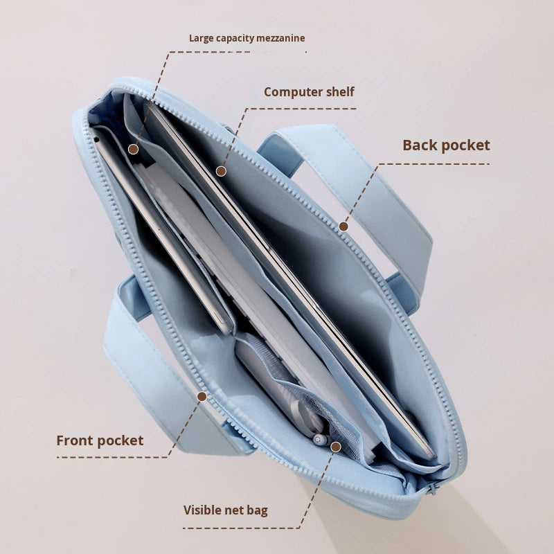 Portable Waterproof Laptop Bags Pouches Case With Handle and Compartments Sri Lanka