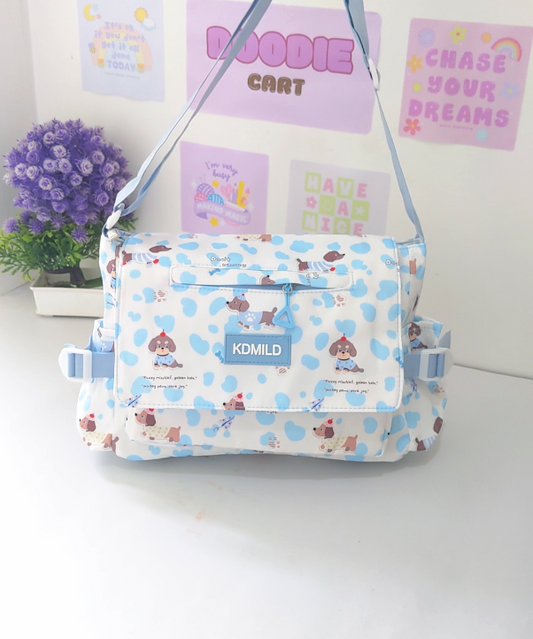 Girls Nylon Style Fashion Crossbody Shoulder Bag