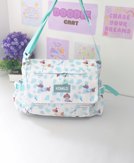 Girls Nylon Style Fashion Crossbody Shoulder Bag