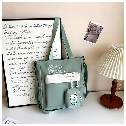 Girls Cute Korean Style Shoulder Bag / Class Bag