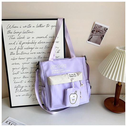 Girls Cute Korean Style Shoulder Bag / Class Bag