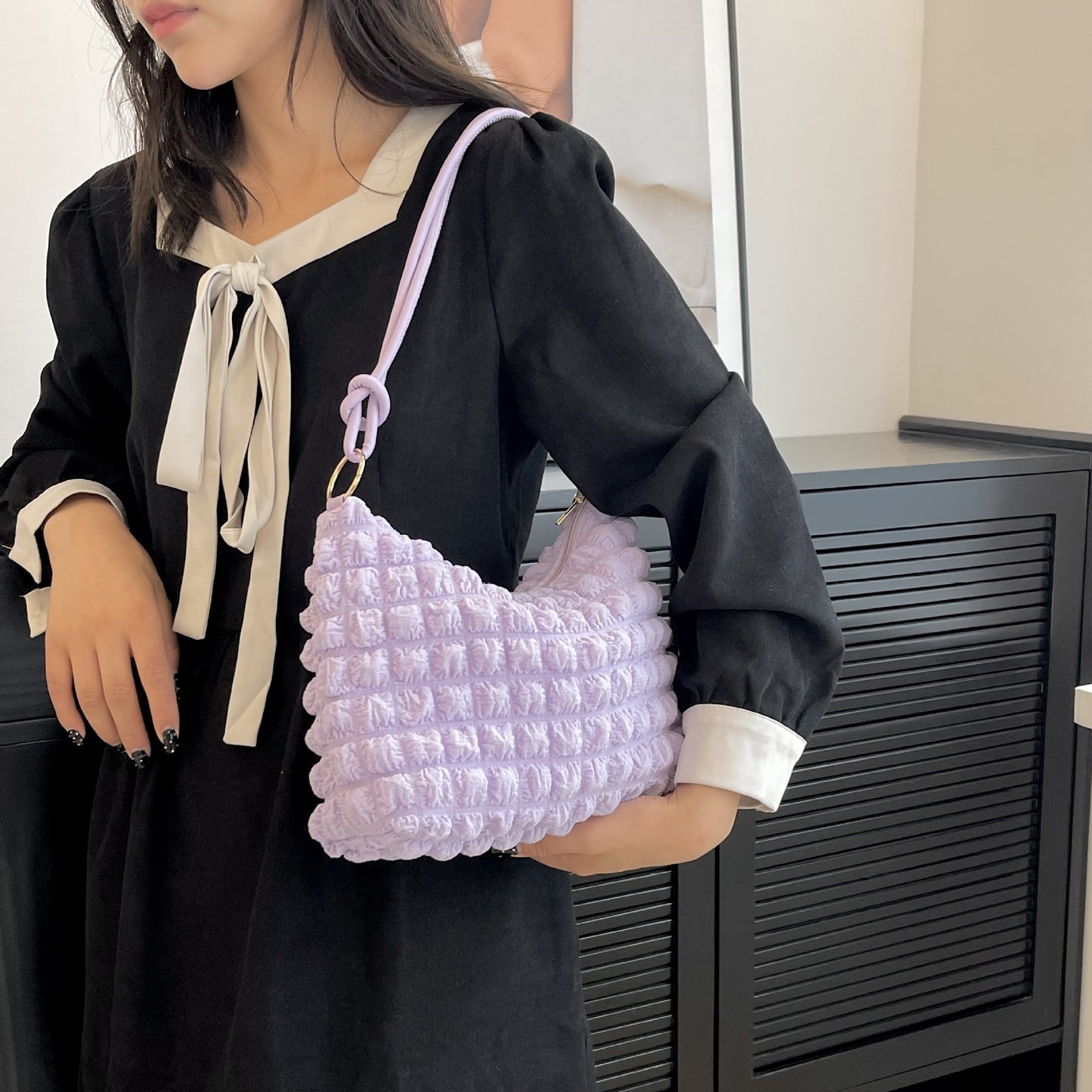 Cloud Bubble Shoulder Style Fashion Handbag